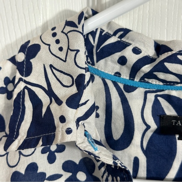 Talbots Med. Petite 100% gauzy cotton, floral, spring, loose, flowy - Picture 5 of 8